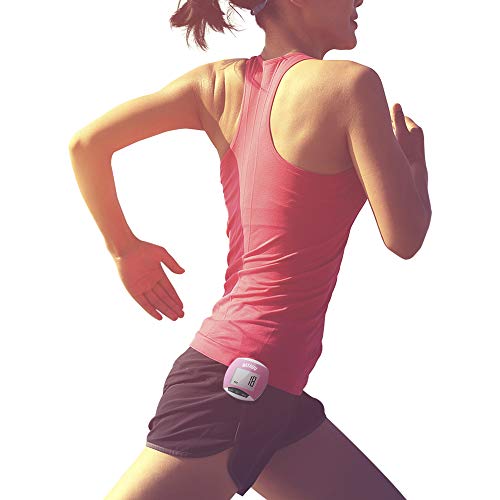 BATAUU Best Pedometer, Simply Operation Walking Running Pedometer with Calories Burned and Steps Counting (Pink) - Thumbnail 2