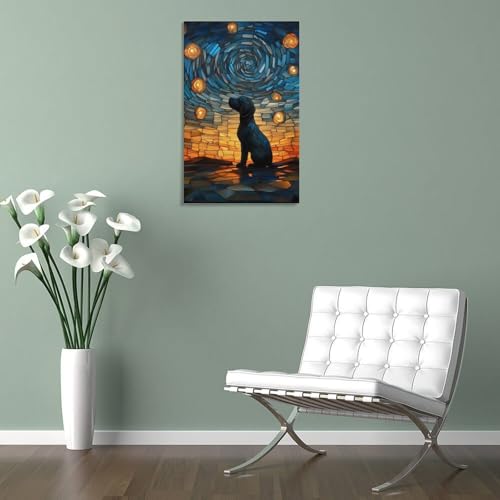 Labrador Retriever impression giclée toile décoration murale salon - 5