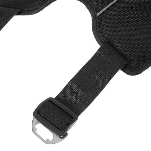 Protectores de rodilla para motocicleta cómodos ajustables 2 piezas 3