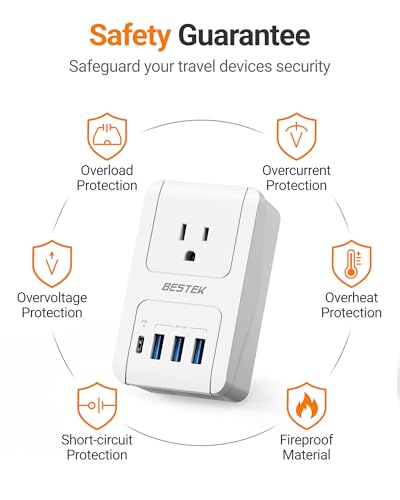 BESTEK 35W International Travel Adapter - image 7