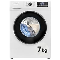 Bomann® Waschmaschine 7kg | 10 Jahre Motor-Garantie | Invertermotor - effizient, leise & langlebig | inkl. Aqua-Stop | max. 1400 U/min | 15 Programme | LED-Display | Washing Machine | WA 7501 weiß – Ansicht 8