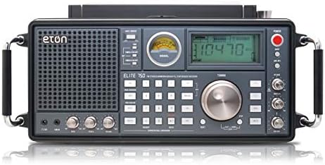 Eton - Elite 750, The Classic AM/FM/LW/VHF/Shortwave Radio with Single Side Band, 360° Rotating AM Antenna, 1000 Channels, Back-Up Battery Packs, Commitment to Preparedness