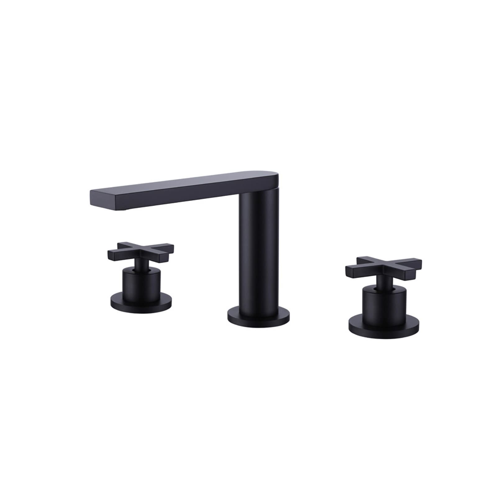 Mitigeur de lavabo chaud et froid anti-trace noir mat pour remplacer un vieux robinet