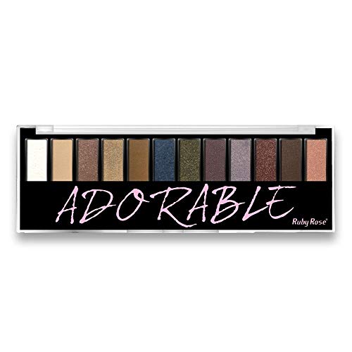 Paleta De Sombras Com Primer Adorable HB 9909 - Ruby Rose
