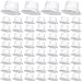 Mepase 60 Pcs Bucket Hat Bulk, Cotton Summer Cap Summer Solid Color Beach Getaway Fisherman's Hat for Women Men (Medium)