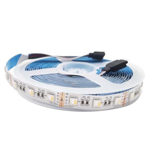 Tira LED RGBWW 5m 60 LEDs/m Multicolor IP30 DC12V miniatura 2