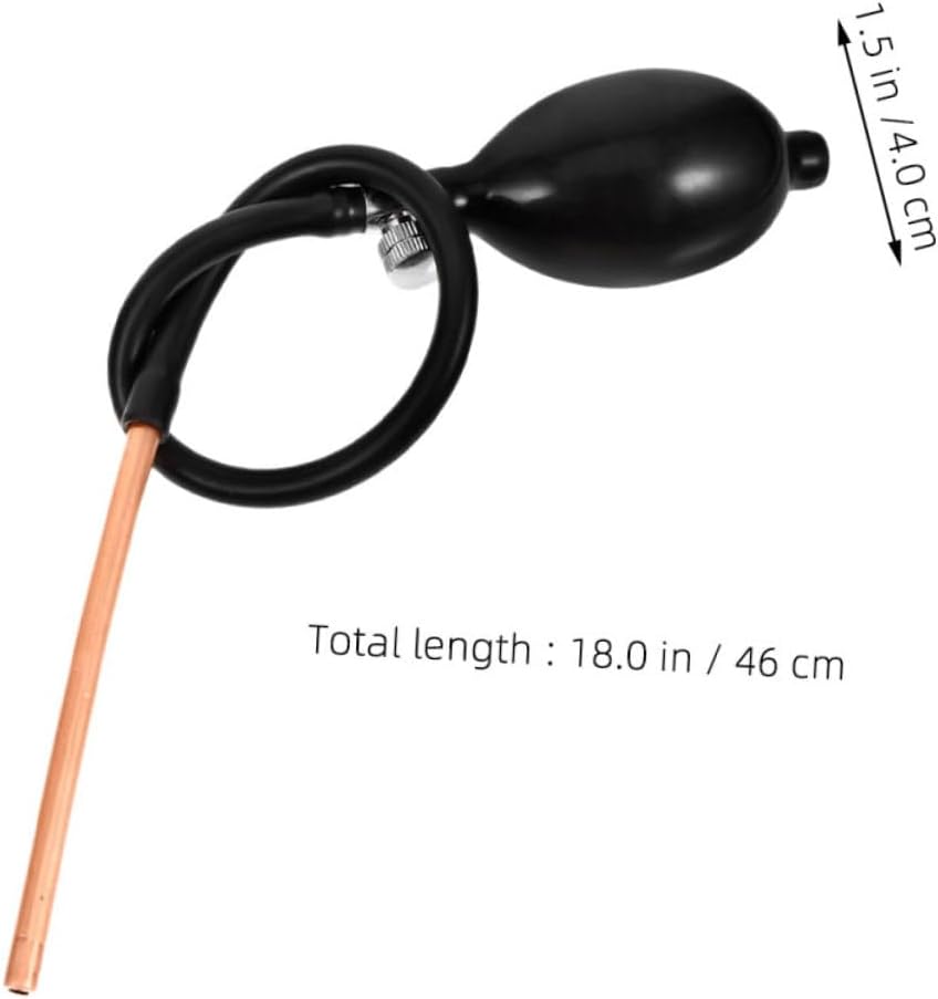 3pcs Sugar Art Blower Pump with Copper Tube Manual Candy Blowing Tool for Home Bakers and Pastry Chefs Your Sugar Art Skills with Design