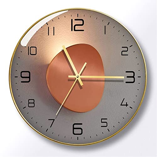 Horloges d'extérieur et de salon : grande horloge murale moderne et silencieuse