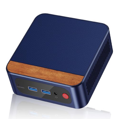 Fangxuee N150 Mini-PC 4K DDR4 3200MHz 16GB RAM 512GB SSD für Win11 Pro WiFi BT Desktop Gaming-Computer EU-Stecker