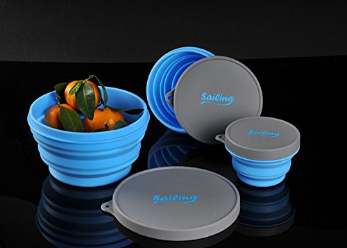Sailing. Travel Kitchen Tools (Silicone Food Storage) #TOP6