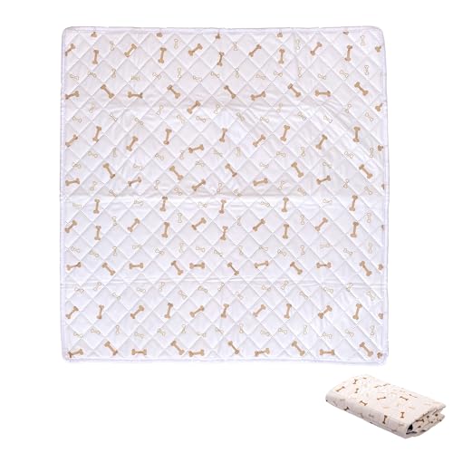 Image of Meow&Woof Reusable Puppy Pads - Washable Pee Pads for Dogs 100% Waterproof Square Playpen Mat, Super Absorbent and Durable Reusable Pee Pads for Dogs 36 Inch 1 Pack