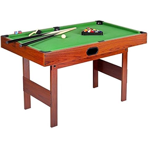 Leomark BILLARDTISCH POOLBILLARD Pool Billard Tisch grün MIT Zubehör Cover