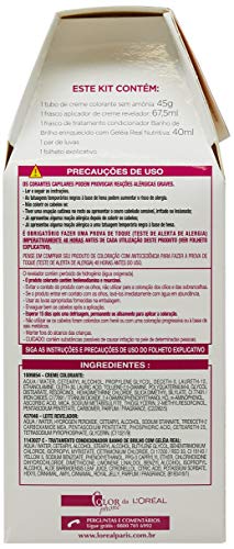 Coloração Casting Creme Gloss, L'Oréal Paris, Castanho Escuro, Casting Creme