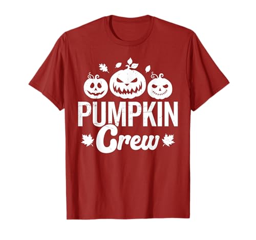 Pumpkin Crew Family Matching Pumpkin Patch Kürbis Picking T-Shirt