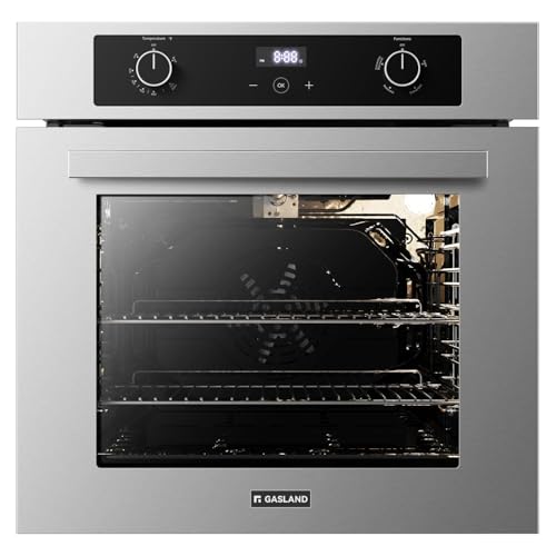 GASLAND 24 Inch Gas Wall Oven, ETL Certified Natural Gas Oven, Built-in Single Wall Oven, with Bake Broil Rotisserie Functions, Digital Timer and Convection Fan, 120V Cord Plug, Stainless Steel