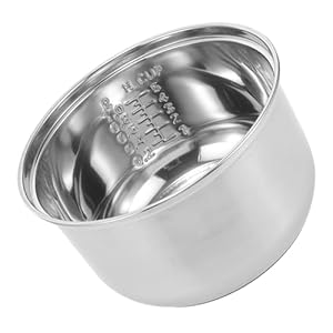 Cabilock Edelstahl Reiskochtopf 2L Ersatzpfanneneinsatz