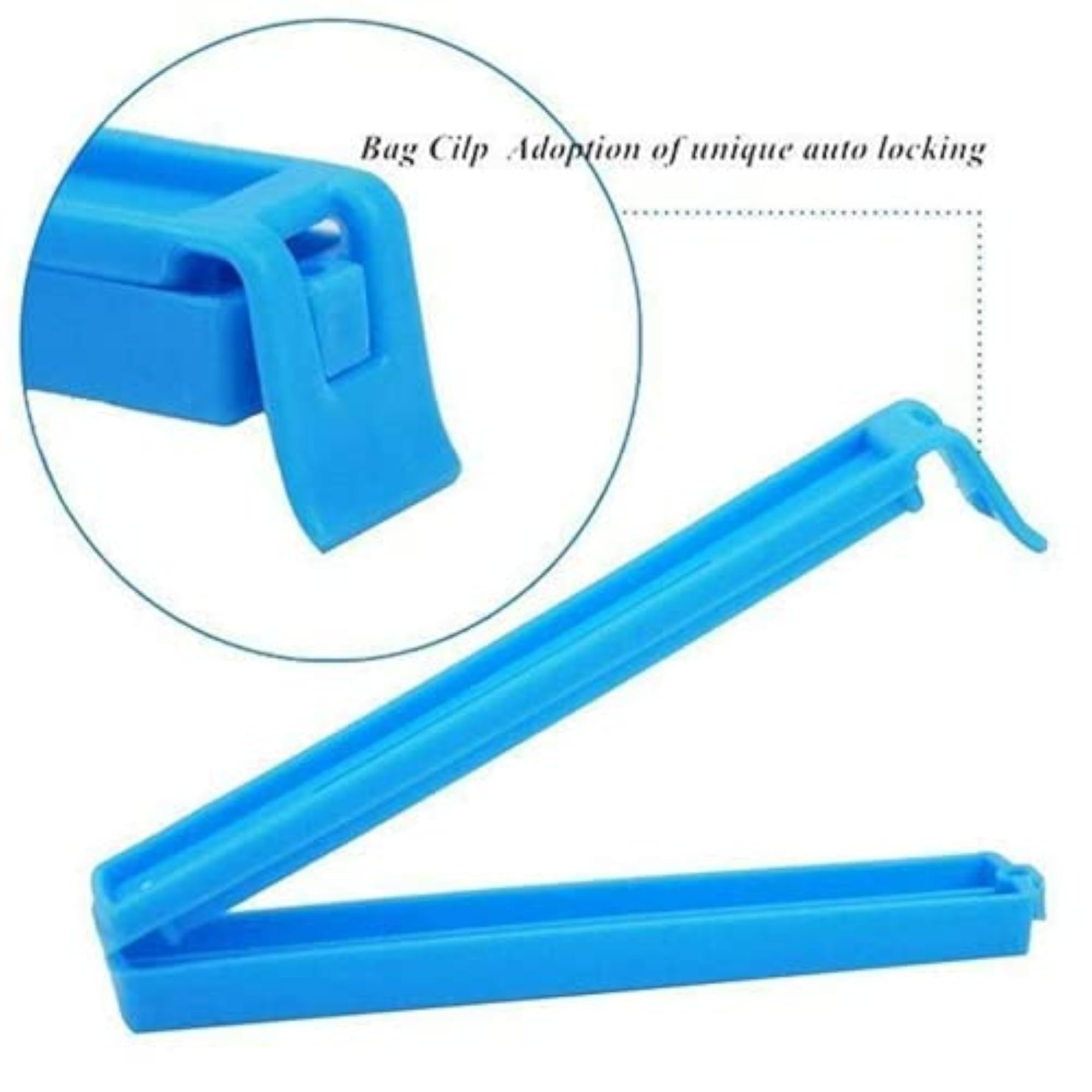 18 Pcs Plastic Food Snack Bag Pouch Clip Sealer
