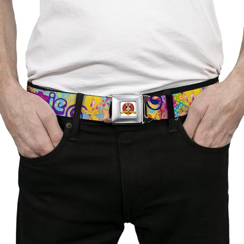 Cinturón de seguridad Buckle Down infantil ajustable multicolor con hebilla estándar 3