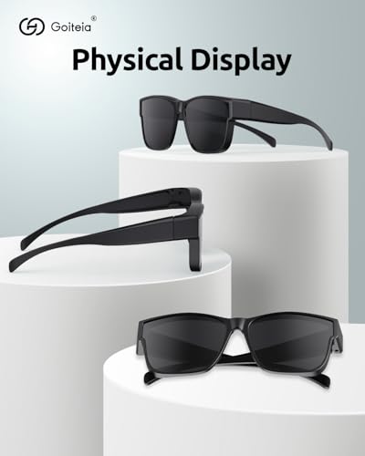 Goiteia Oversized Polarized Fit over Sunglasses for Men Women, Anti-glare Lense for Side Glare Reduction, UV400 Protection3