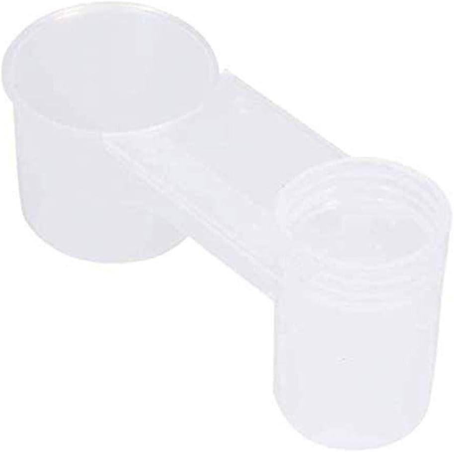 DELFINO Pet Bird Drinker Feeder Waterer Bird Food Drinker Feeder Waterer Pet Bird Drinker Feeder Water Bottle Cup for Chicken Pigeon Home Garden, Easy to install