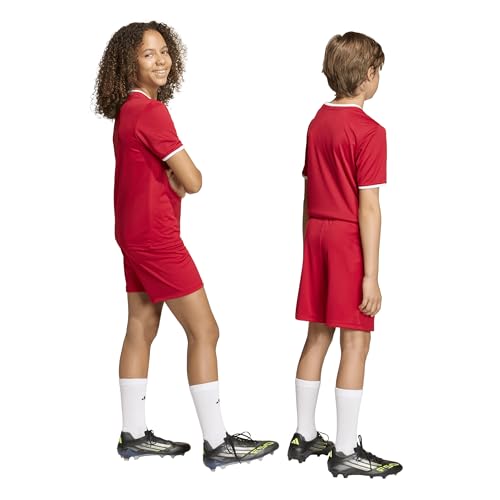 adidas Unisex Kinder Entrada26 Kids Shorts, Team Power red 2/White, 7-8 Years