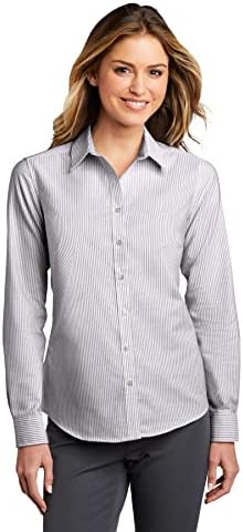 قميص للسيدات من Port Authority بأشرطة SuperPro Oxford