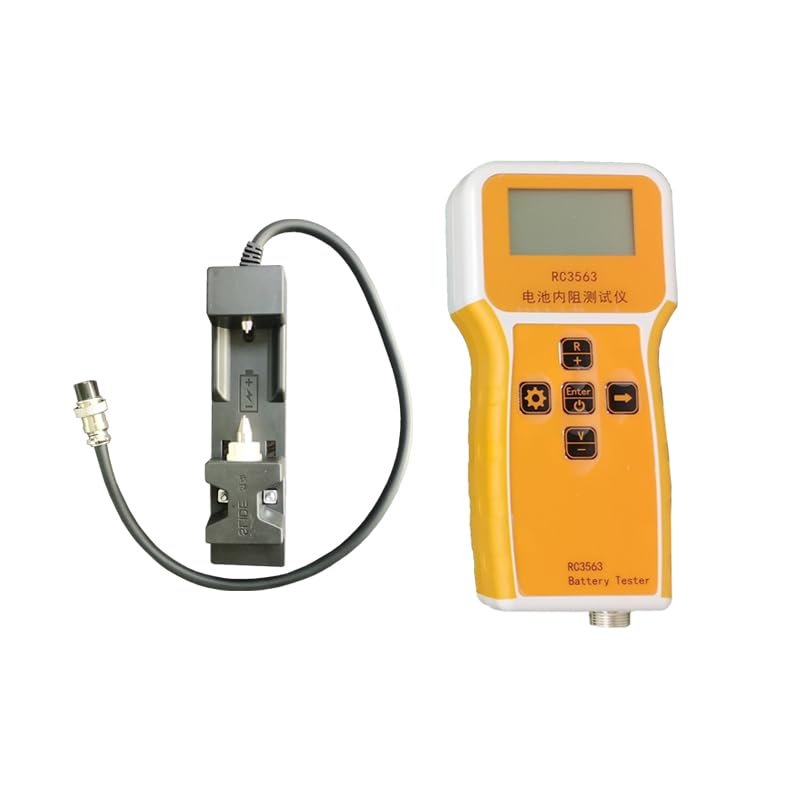 RC3563 Handheld Lithium Lead-Acid Battery Tester Electric Vehicle Internal Resistance Tester True 4-Wire AC (RC3563+Fixture Box)