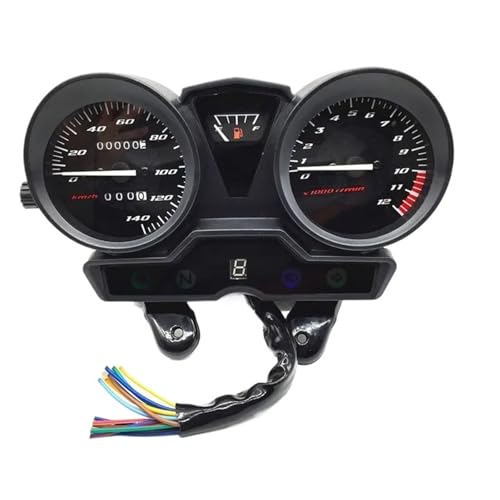 バイク メーター ヤマハ YBR125 YBR YB 125 JYM125 スピードメーター メーターゲージに適合するオートバイタコメーター バイク用スピードメーター(B)