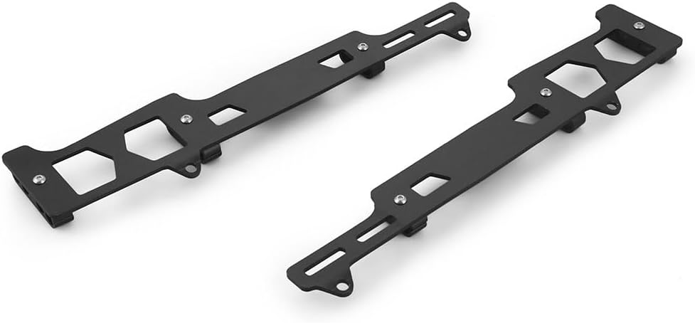 141-638 Linear 2 in 1 Spark Plug Wire Loom Aluminum Alloy Construction with Black Finish For Small Block Chevy