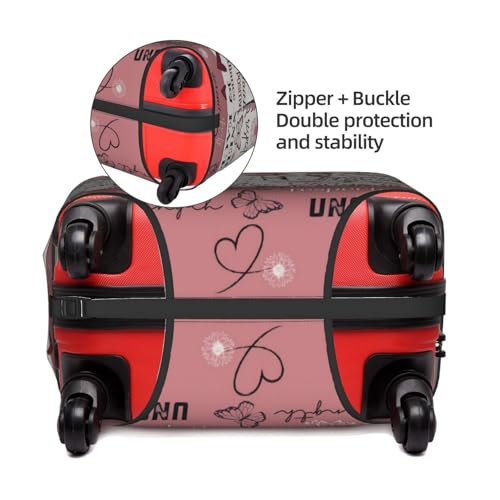 Image of Travel Suitcase Protector African American Girl Elastic Protective Washable Luggage Cover With Concealed Zipper Suitable For 18-32 Inch, Color-3-0, XL (for 29--32 inch luggage), Vibrant