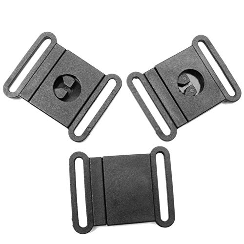 100pcs Pack 1  Webbing Black Plastic Safty Breakaway Bra Buckle Cat Dog Collar Harness Strap Parts Accessories