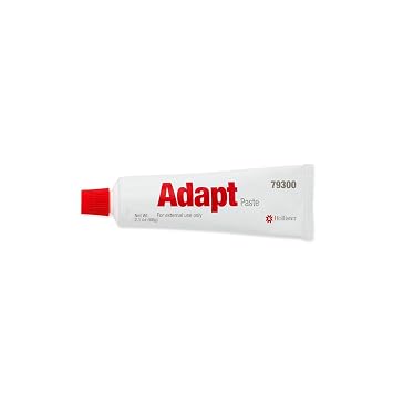 معجون Hollister 79300 Adapt Skin Barrer، أنبوب 2.1 أونصة، عبوتان من معجون الفغرة، مستلزمات الفغرة، منع تسرب الفغرة.