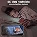 aidowocam Mini Kamera,4K Überwachungskamera Innen, Kamera Überwachung Innen,WiFikamera Live Übertragung Handy APP Für Lange Standby 2800mAh Akku Kamera,Bewegungsmelder/Nachtsicht/Cloud