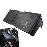 lekiliky Car Navigator Visor, Anti-glare Car Dashboard Display Screen Sunshade, Adjustable Multifunction Navigator Protective Cover, Universal for Most Vehicles (Black)