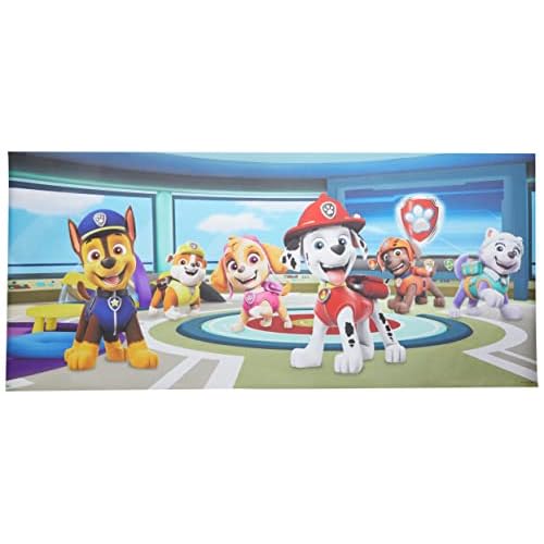 AG Design Paw Patrol an Station in den Wolken, Vlies Fototapete für EIN Kinderzimmer, 202 x 90 cm, FTDN H 5392, Mehrfarbig