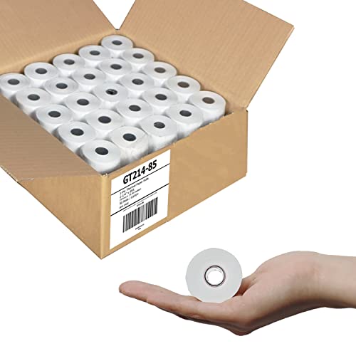 image for (50) Gorilla Supply 2 1/4 x 85 Thermal Paper Receipt Rolls Clover Mini