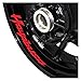 fasdjk Adesivo Riflettente Ruota Moto Adesivo Ruota del Motociclo Riflettente Moto Cerchio Impermeabile Decal Rim Tape Adatto per su-ZU-Ki Hayabusa Hayabusa (Color : Reflective Red)