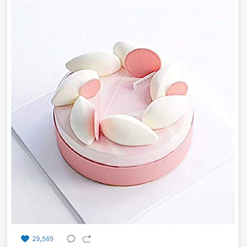 OCPO Kitchen Olive Shape Silicone Mold for Baking Mousse Cake, 12 Cavities by OCPO Kitchen - Used condition - Image 3