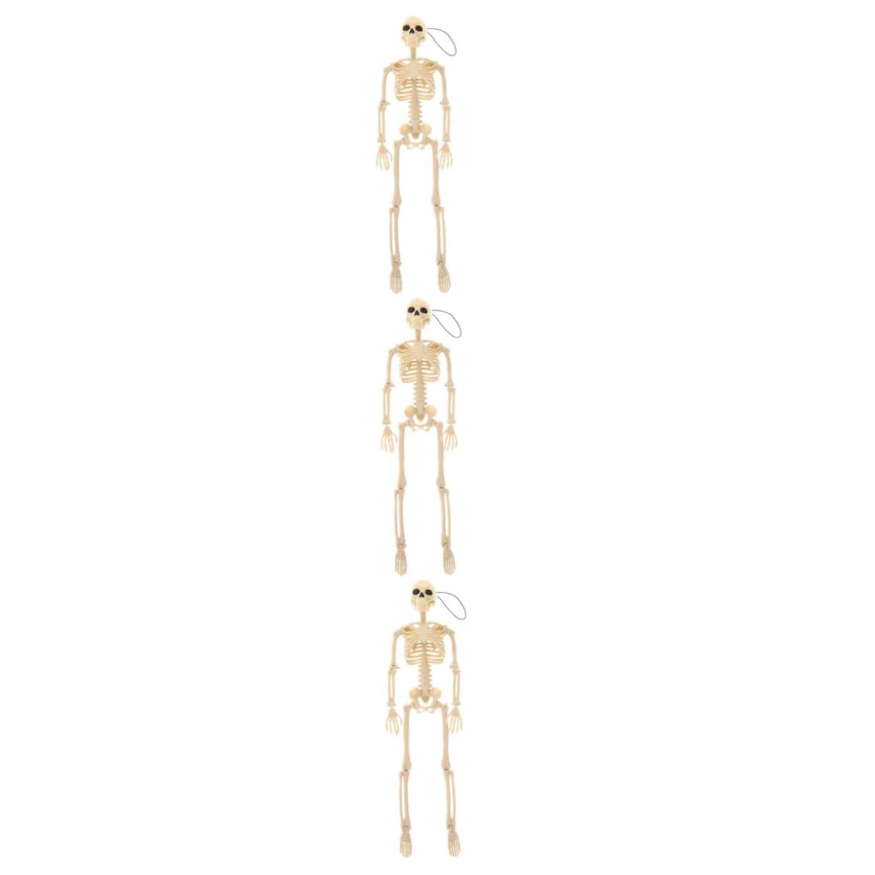 Gatuida 3pezzi Scheletro Simulato Per Decorazioni Halloween Accessorio Per Decorazione Per Infestate