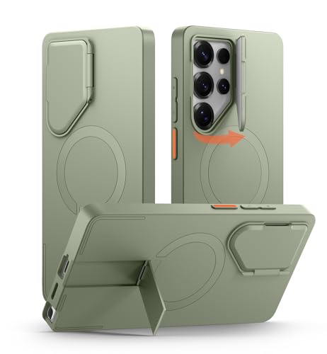Coque Samsung S26 Ultra magnétique antichoc avec support et protège caméra