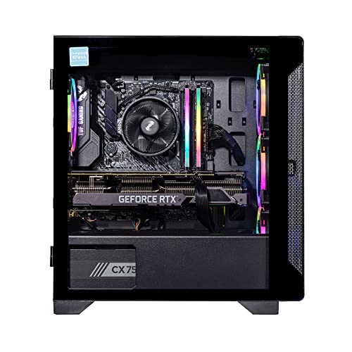 Image of Velztorm Erebix Custom Built Gaming Desktop PC (AMD Ryzen 3 3100 4-Core, GeForce RTX 3070, 64GB DDR4, 8TB PCIe SSD, 750W PSU, WiFi, USB 3.2, HDMI, Win 10 Pro) VELZ0056