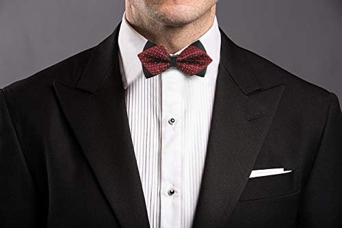 Flairs New York Gentleman's Diamond Pointed Pre-Tied Bow Tie - Image 2
