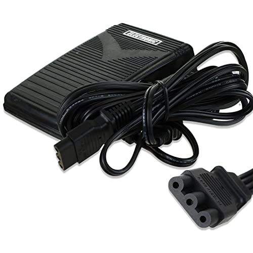 Bequilter Foot Control Pedal with Cord #033770217 for JANOME 1000CPX Cover Pro, 1004, 104, 104D, 106, 108, 1017, 110, 1100DX, 1110DX Pro, 128, 1612, 1622, 1803, 1814, 1818, 1822