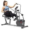 Sunny Health & Fitness Smart Recumbent Bike, Full-Body Home Training with Arm/Leg Exercisers, Indoor Cycling Workout Machine Plus Adjustable Seat & Bulit-in Pulse Sensors, Free SunnyFit App Connection