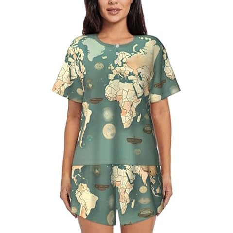 Pyjama femme SamLng carte du monde Cover