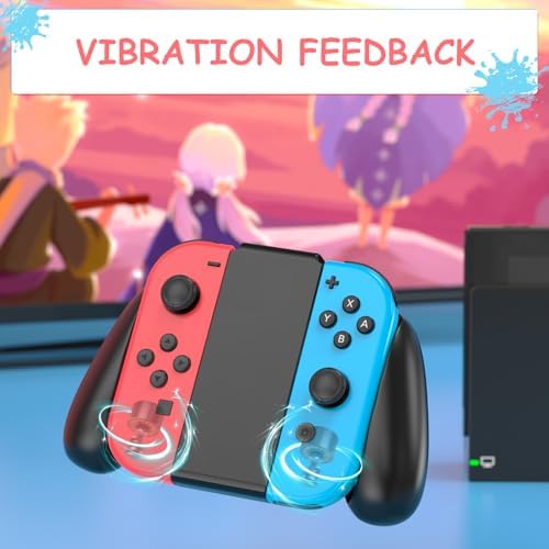 Switch Controller for Switch, Replacement Switch Controllers Left and Right Wireless Switch Controllers Support Sports Dual Vibration/Wake-up/Motion Control（Not compatible with the Switch 2 console） — view 3