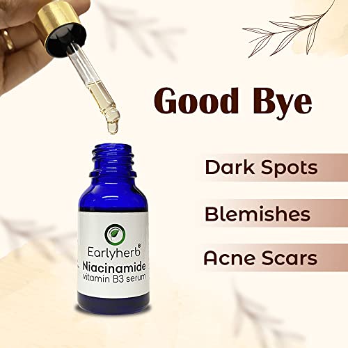 Image of Advanced Niacinamide Face Serum with Vitamin B3 | Reduces Acne, Dark Spots & Scars | Improves Skin Texture & Oil Balancing | Ideal for All Skin Types - 18ml