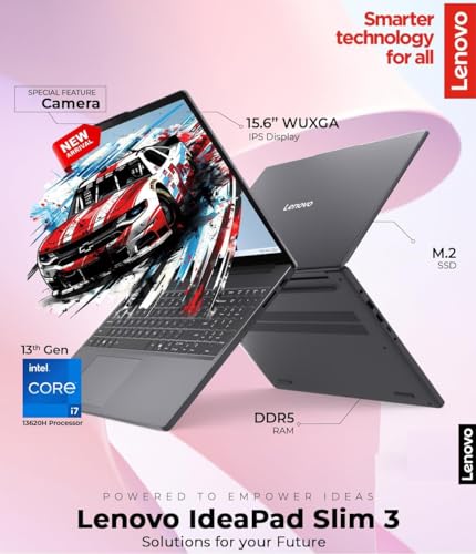 Image of Lenovo New IdeaPad Business Laptop, 10-Core Intel Core i7-13620H (Up to 4.9GHz), 15.3 inch WUXGA IPS Display, 40GB DDR5, 1TB PCIe SSD, Windows 11 Pro with Office 365 for Web, 2026 Edition
