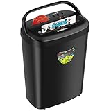 schredder mieten ostfriesland papier shredder：Sicherheitsstufe P4，Aktenvernichter für das Home Office zum Schreddern von Papier mit Heftklammern und Kreditkarten/CDs (jeweils 1 Stück), Quittungen, Rechnungen und wichtigen Dokumenten in 5/32