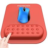 【Design de massage avec reliefs】: Le design unique de massage avec zones concaves et convexes du repose-poignet masse votre poignet, lui permettant de se reposer complètement tout en offrant une ventilation et une résistance à la transpiration.